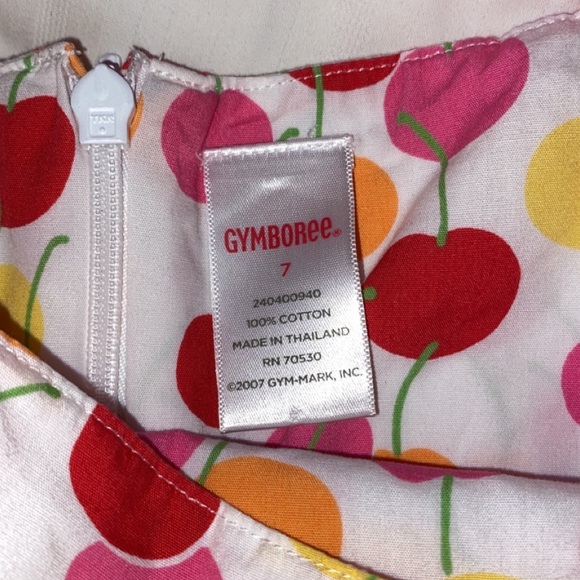 Gymboree Girls Cherry top size 7. - Picture 5 of 5